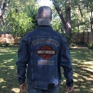 Vintage Harley-Davidson Denim Jacket